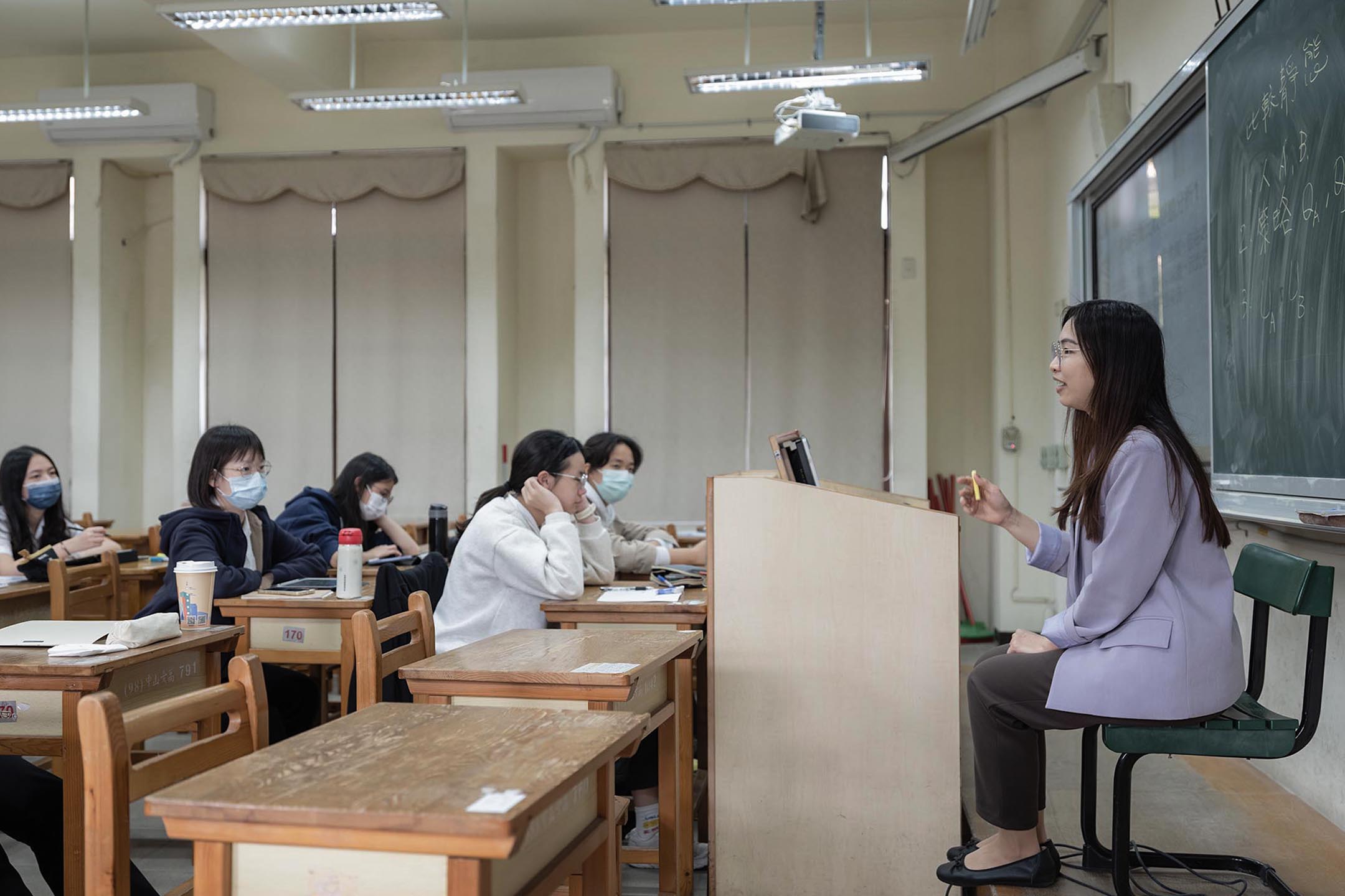 中山女高内的“人社班”。 