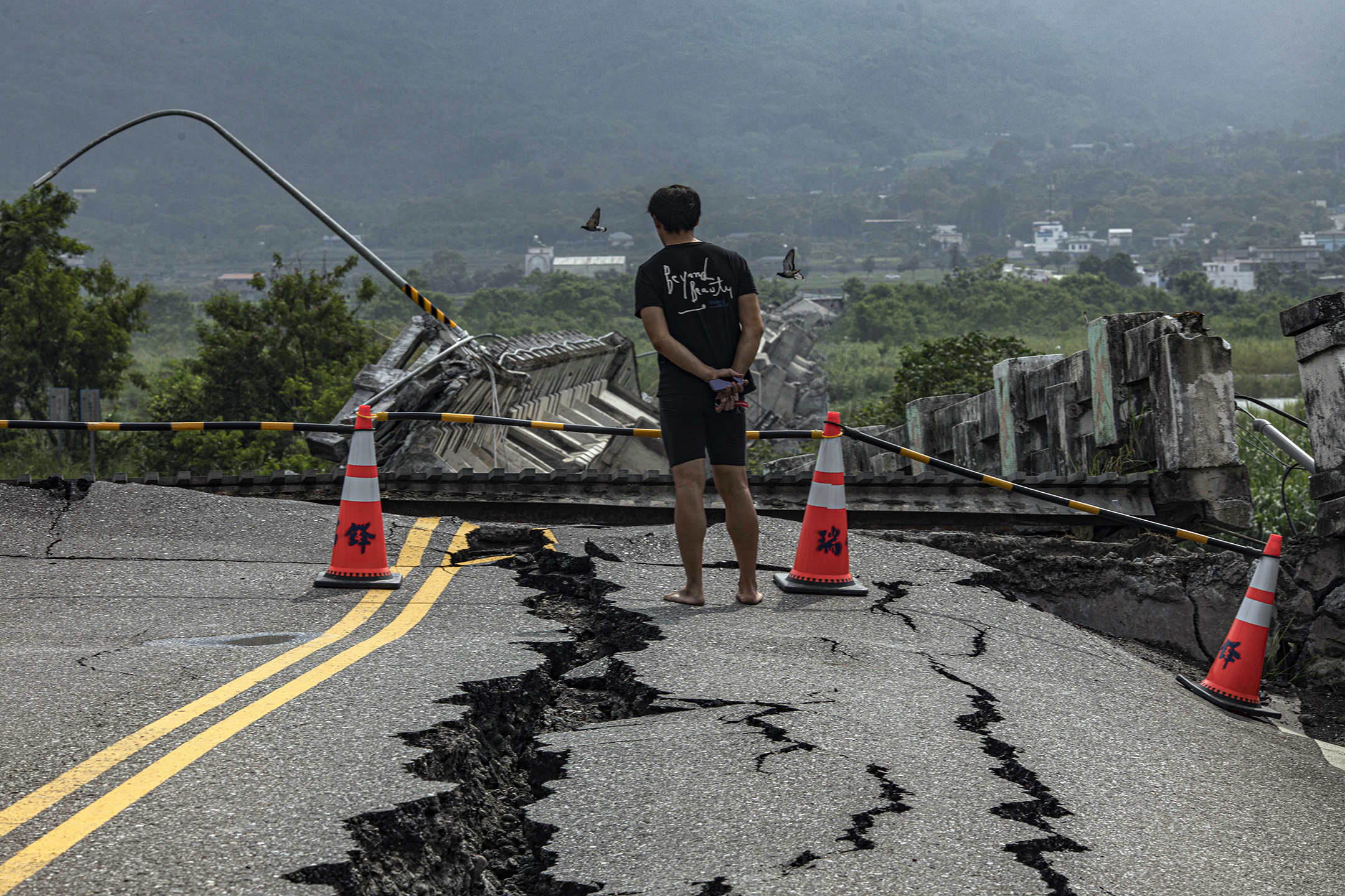 2022年9月20日，玉里高寮大橋。攝：陳焯煇/端傳媒