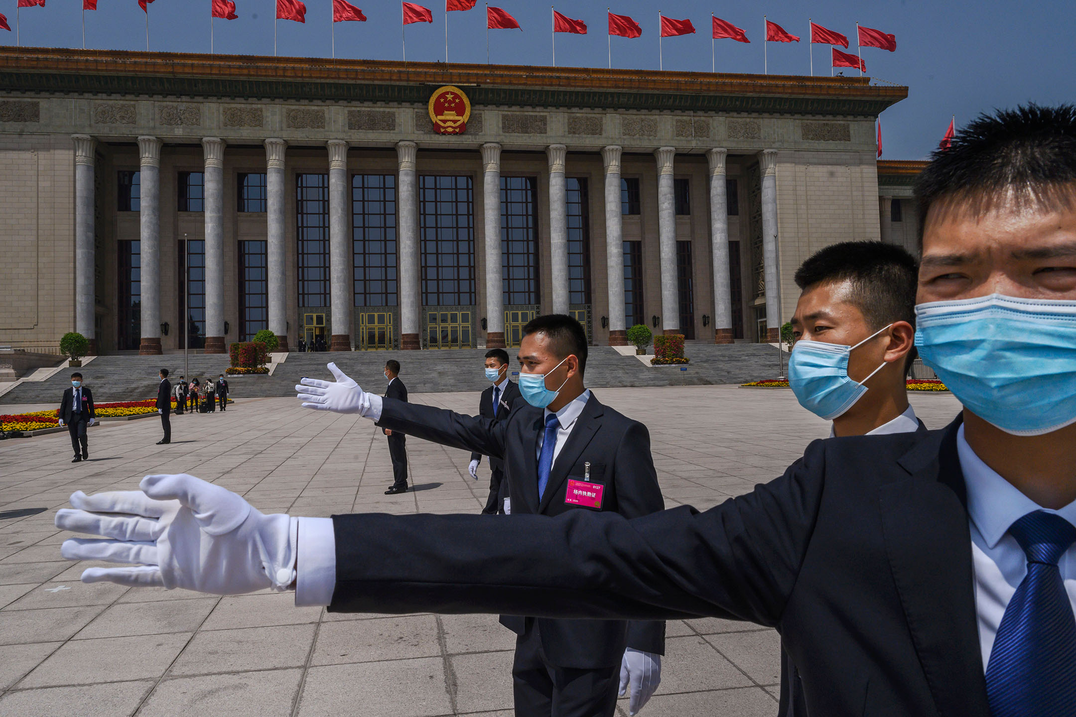 2020年5月22日，中国，北京召开中共全国代表大会。摄：Kevin Frayer/Getty Images