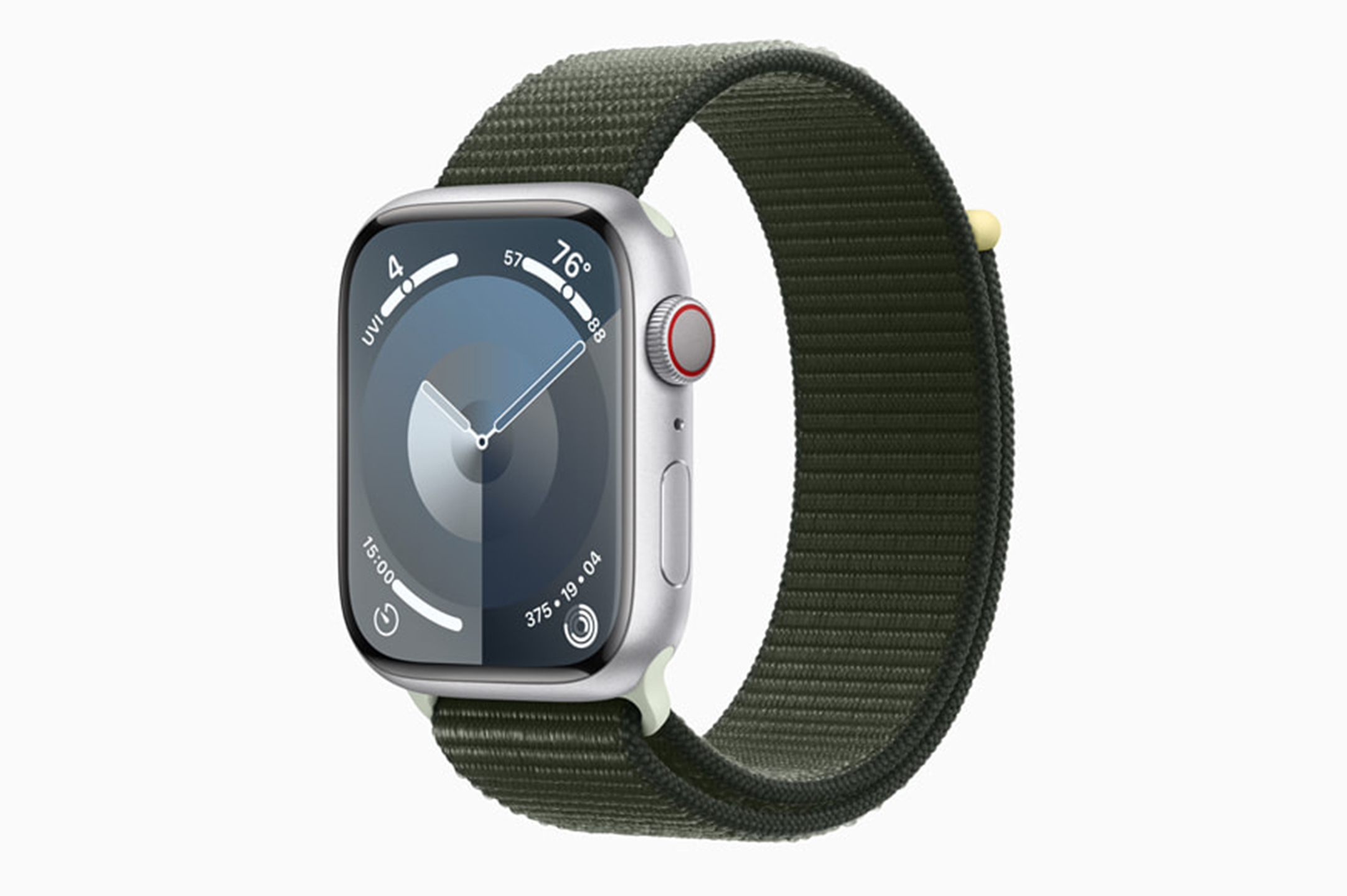 苹果公司官方网站指，Apple Watch Series 9或SE型号，只要配搭运动手环，即为碳中和产品。图：Apple官方网站