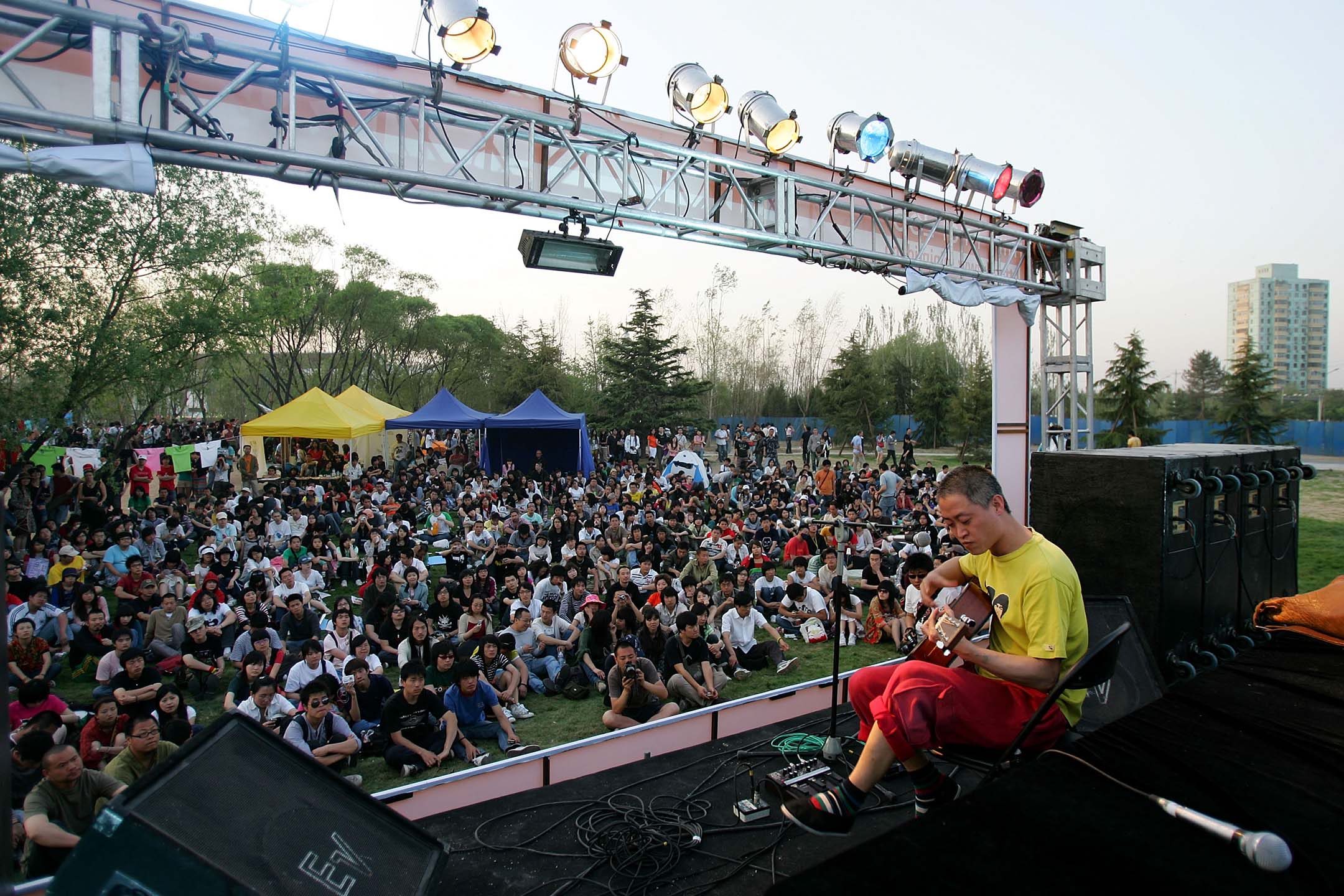 2007年5月3日，中國北京，迷笛音樂節。攝：Cancan Chu/Getty Images