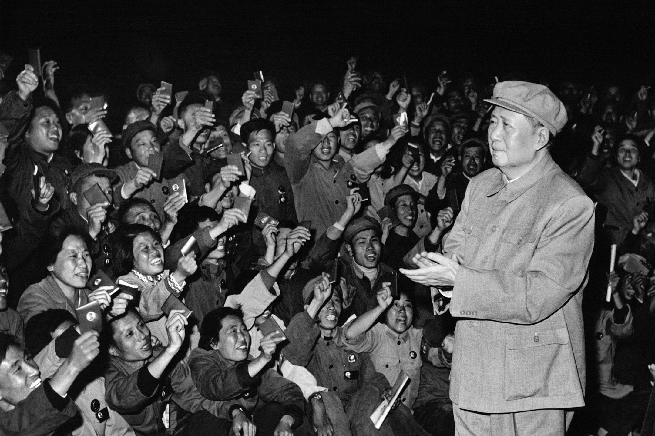 1968年10月1日，中华人民共和国最高领导人毛泽东。图：KEYSTONE-FRANCE/Gamma-Rapho via Getty Images