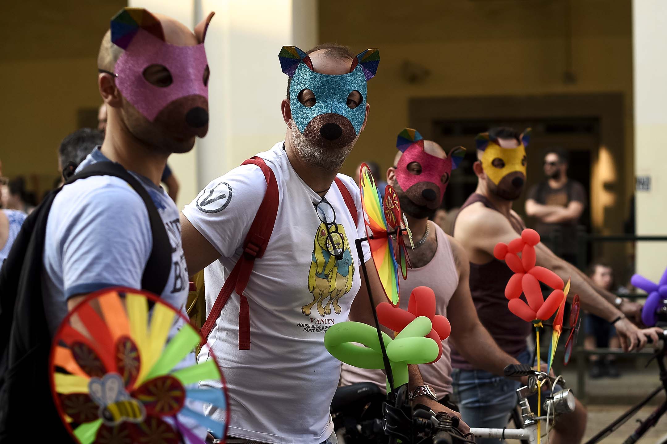 2018年6月16日，义大利都灵的同志游行。摄：Nicolò Campo/LightRocket via Getty Images