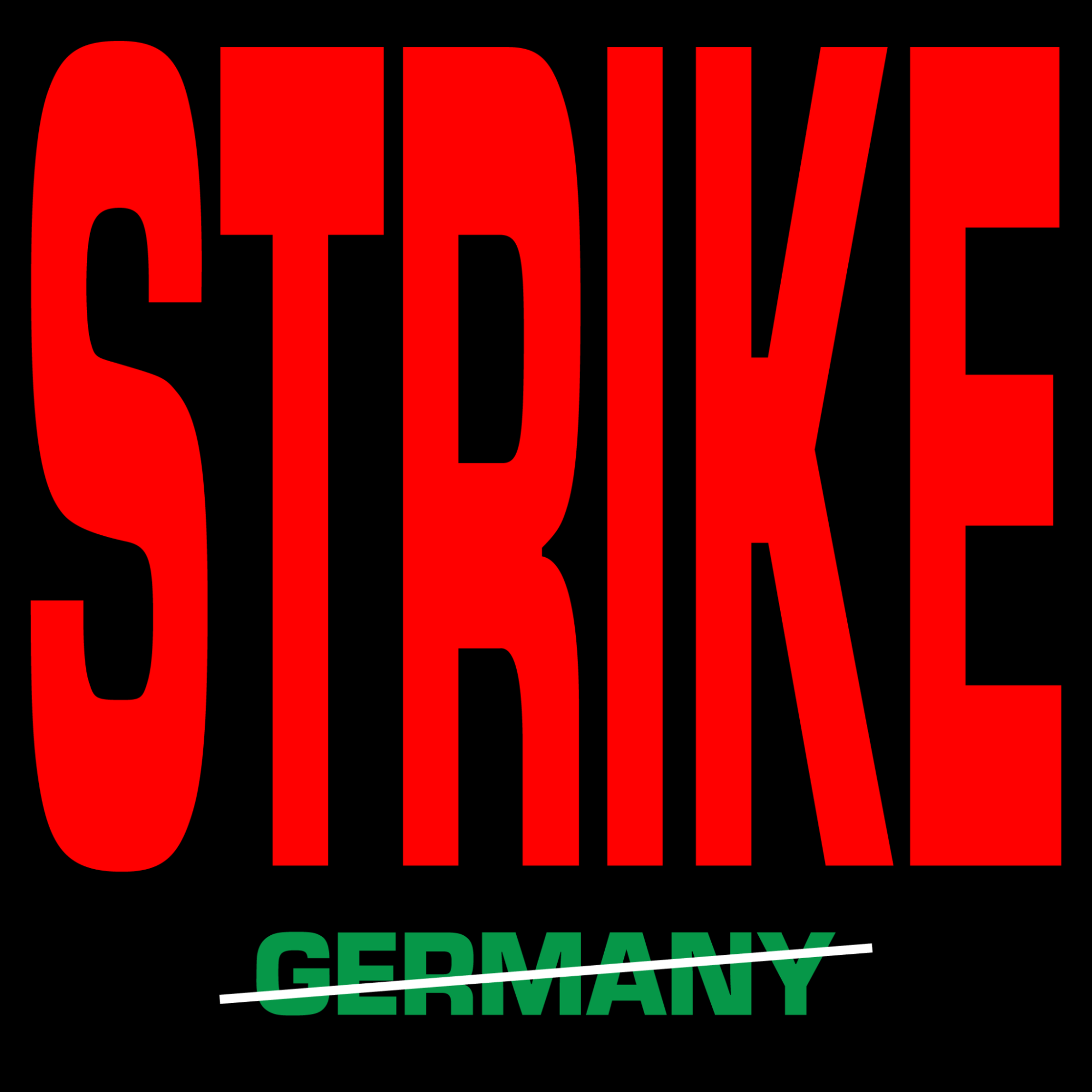 “STRIKE GERMANY”运动，逾200位电影人员连署吁求以色列停火。图：网上图片