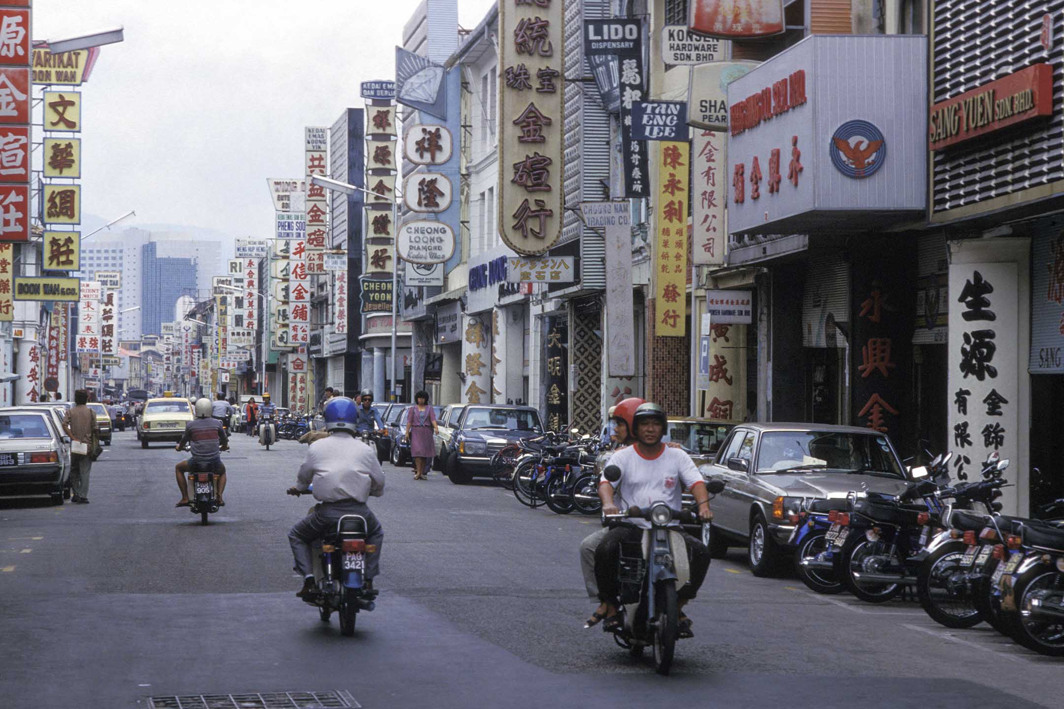 马来西亚槟城乔治市。摄：Robert TixadorI/Gamma-Rapho via Getty Images