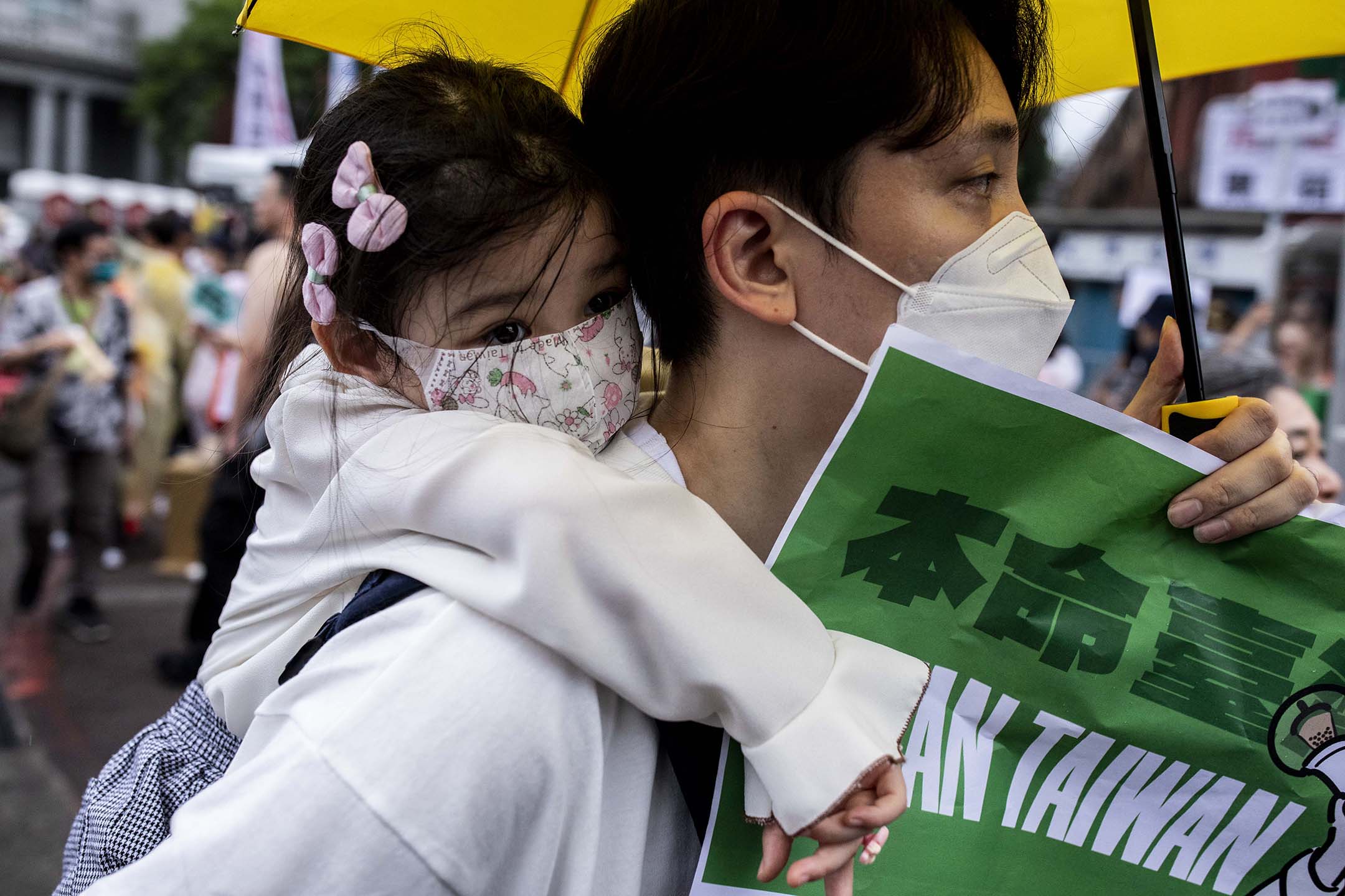 2024年5月24日，台北，立法院審議國會改革法案，立法院外的民衆集會。攝：林振東/端傳媒