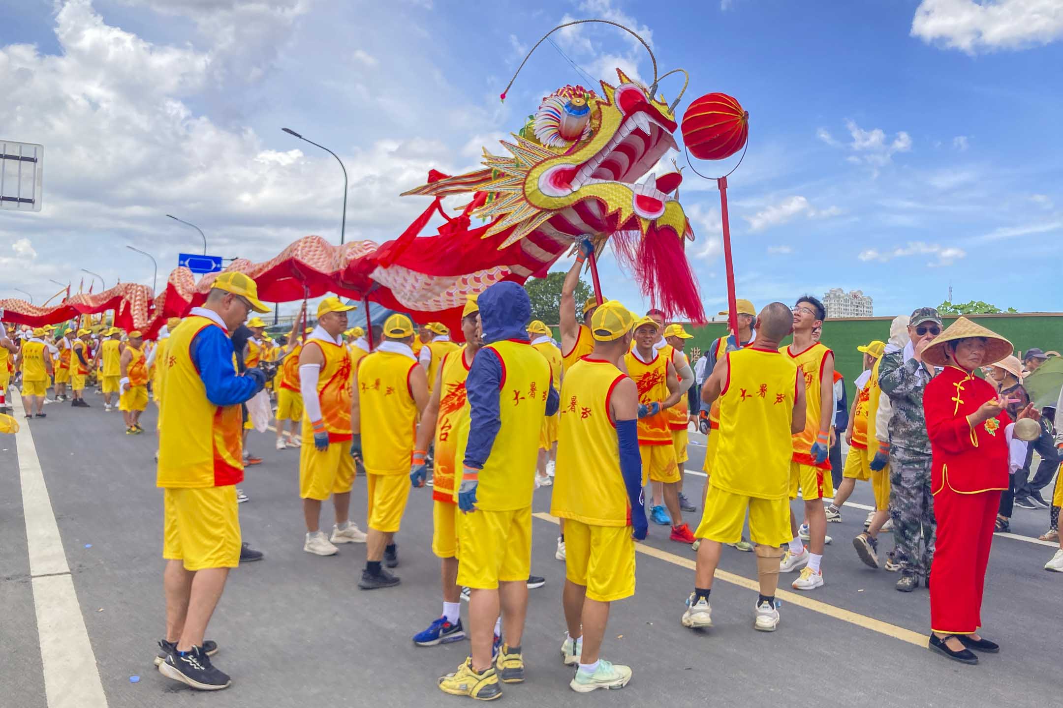 葭沚遊神送大暑船。攝影：郝偉凡