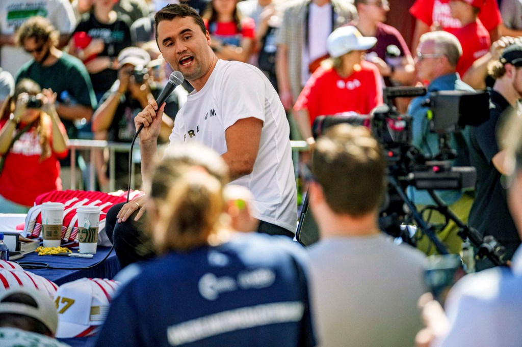 This image has an empty alt attribute; its file name is 2025-09-11T202015Z_1139640973_MRPRC27PGA5EJLM_RTRMADP_3_USA-UTAH-SHOOTING-CHARLIE-KIRK-W.jpg