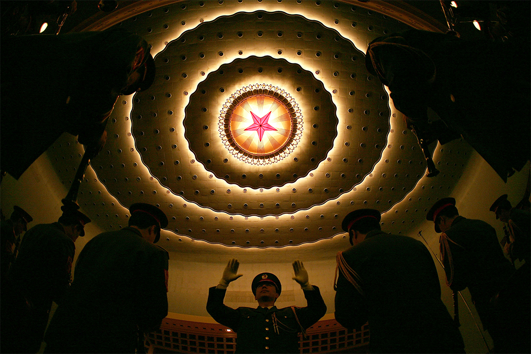 2007年3月16日,北京,人民大会堂。摄:Andrew Wong/GETTY