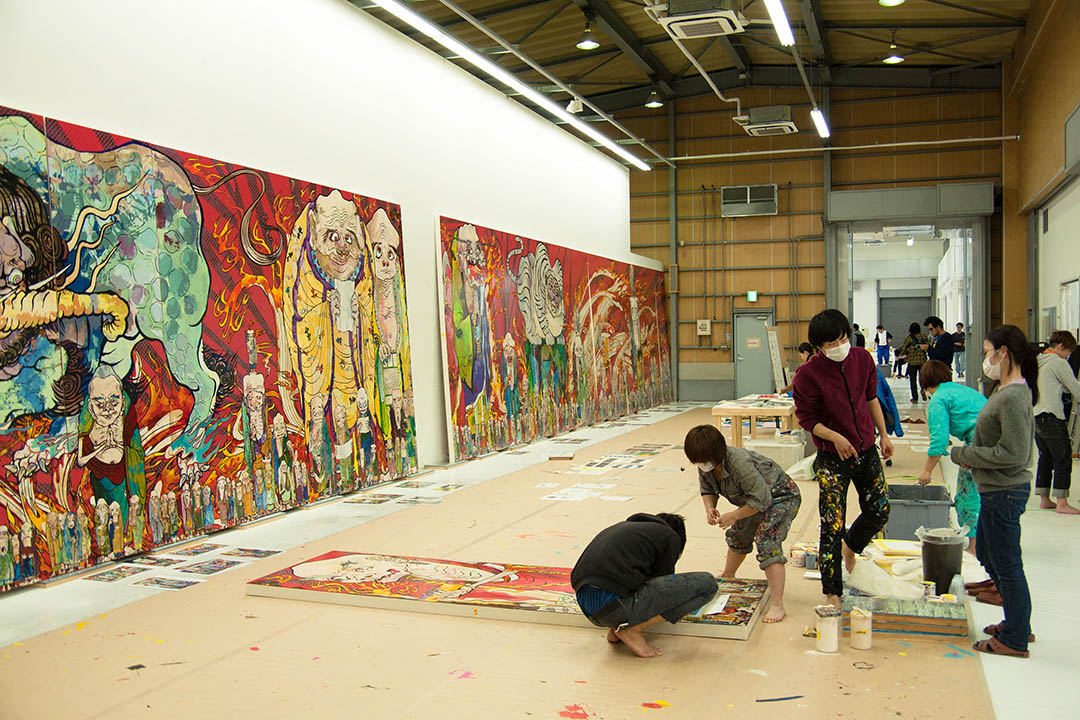 Production view, The 500 Arhats

Photo: Aminaka Kenta