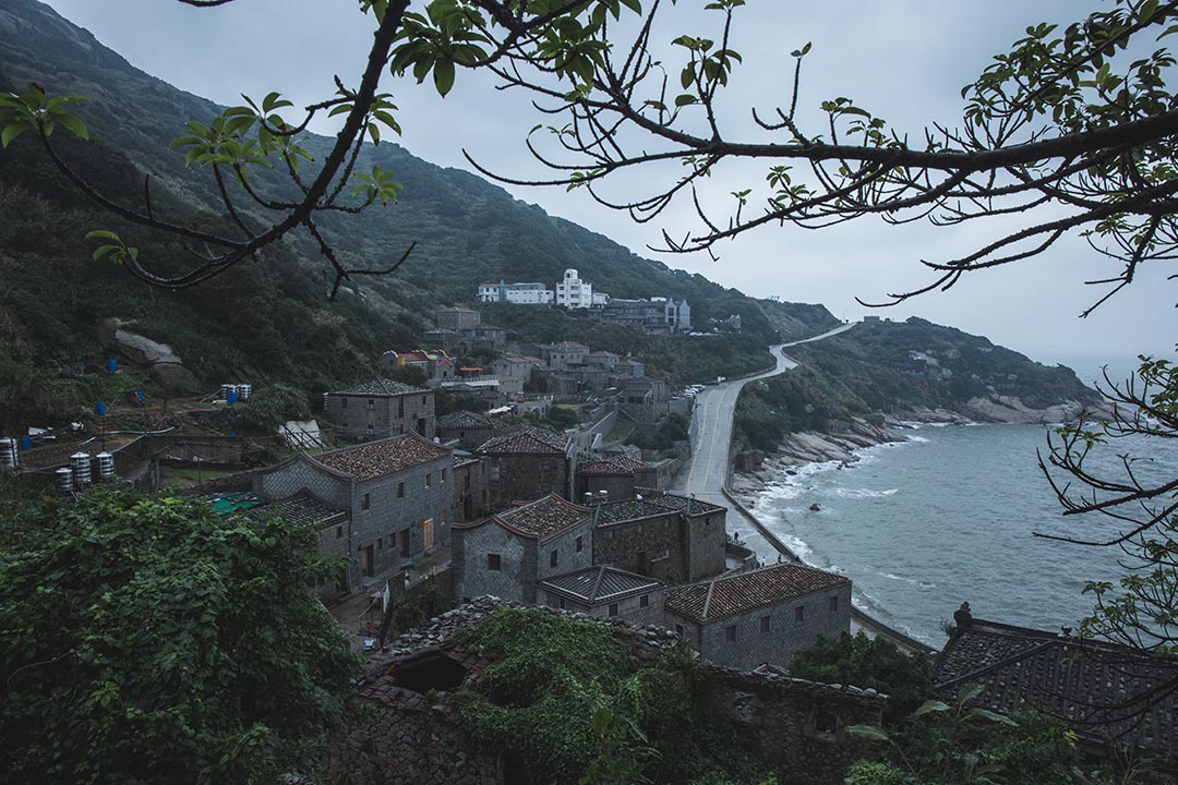 馬祖北竿芹壁聚落全景。攝：王嘉豪/端傳媒