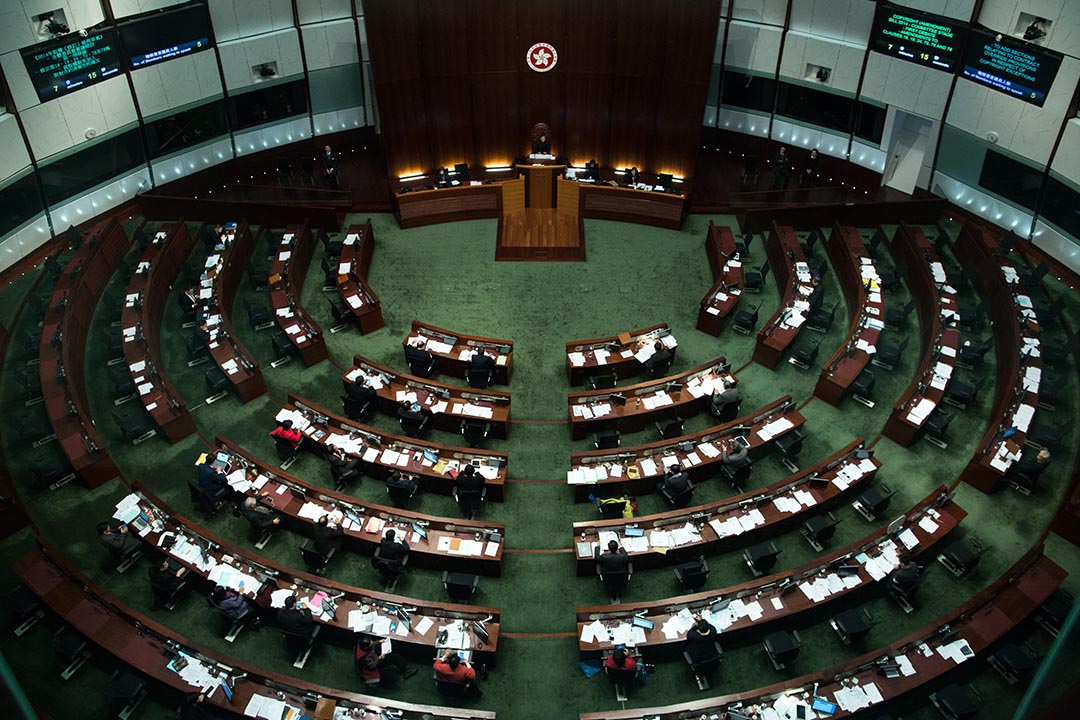 香港特別行政區立法會會議廳。攝：盧翊銘/端傳媒